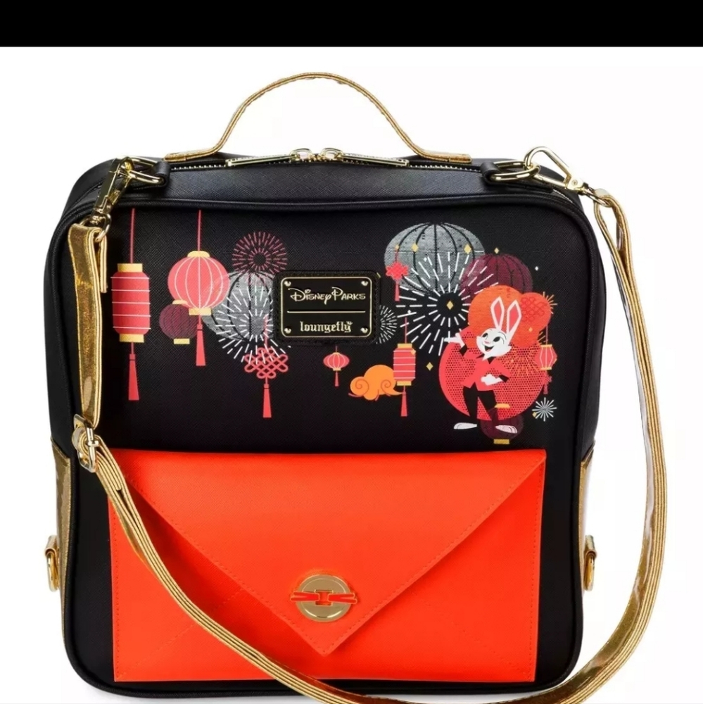 Loungefly Chinese New Year Year of the Rabbit backpack/cross body with Wallet